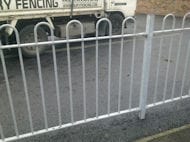 Galvanized Hoop Top Railing